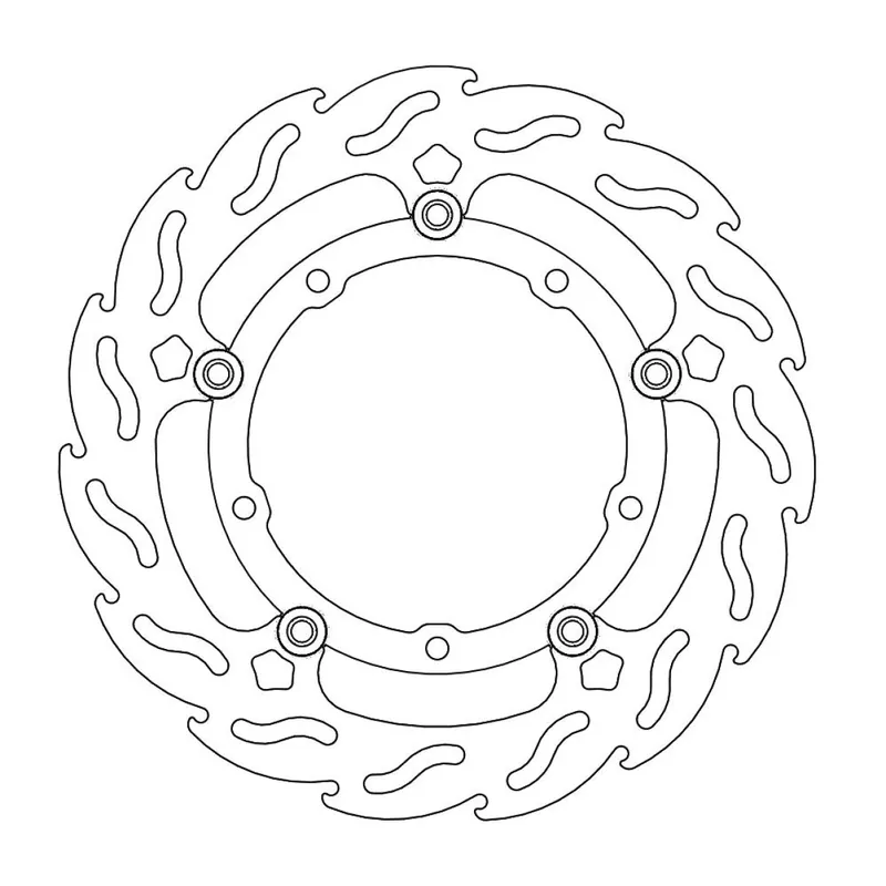 Yamaha MT-07 Bremsscheibe vorn MOTO MASTER WAVE Nur Für Kurze Zeit